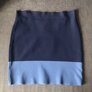 two tone skirt